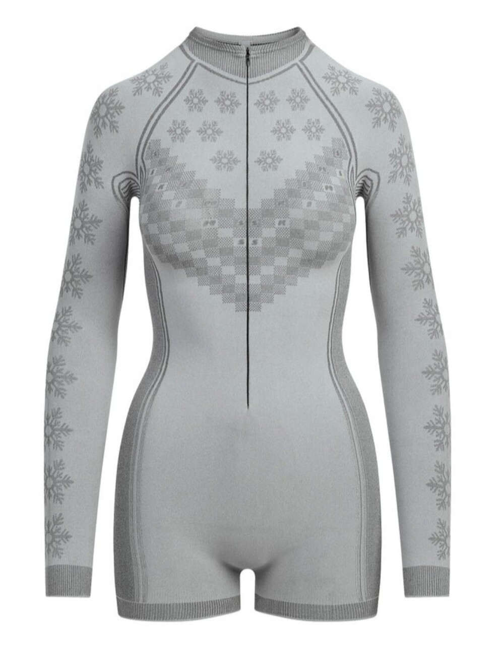 #292 SKIMS FIRST LAYERS HALF ZIP ONESIE S/M
